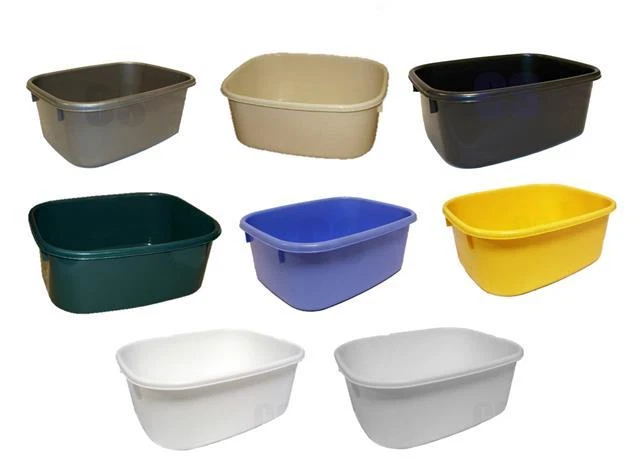 RECTANGULAR WASHING UP Bowl Plastic Large Small Oblong Kitchen