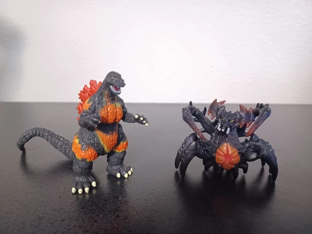 Bandai 2002 Godzilla Pack of Destruction Mini Burning Godzilla & Aggregate Crab