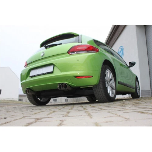 Fox Rennsportanlage 2X 2X76Mm Typ 25 Für Volkswagen (Vw) Scirocco Iii Typ 13