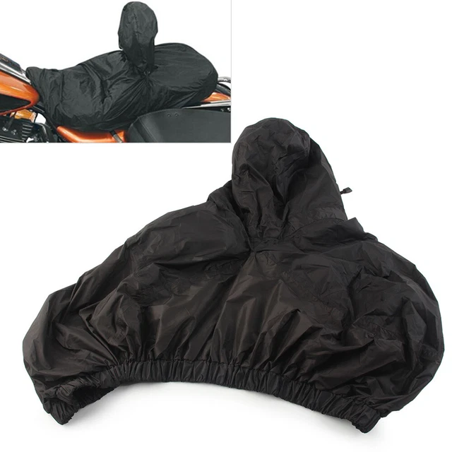 Sedile impermeabile antipioggia con schienale conducente per Harley Electra Glide