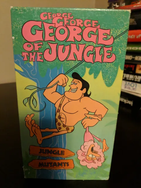 George of the Jungle - Jungle Mutants (VHS, 1992) CBS FOX 60s *BUY 2 GET 1 FREE*