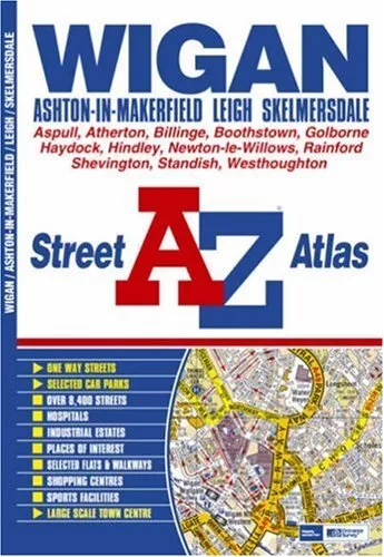 Wigan Street Atlas Geographers A-Z Map Company