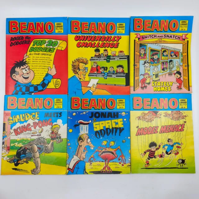 Vintage 25 x Beano Comic Library Job Lot Bundle