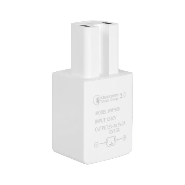 Mobile Phone Charger Short Circuit Protection Temperature Protection Widel White