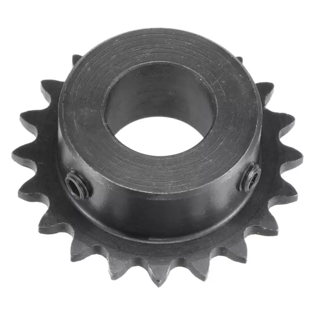 20 Teeth Sprocket 1/4" Pitch, 16mm Bore Carbon Steel with Set Screws