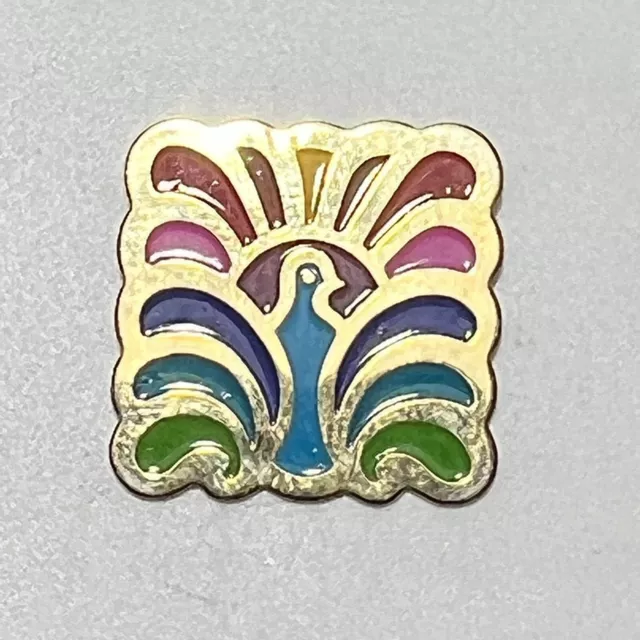 Colorful Enamel Peacock Tac Lapel Hat Pin,Bird, Blue, Pink, Red, Yellow, Green