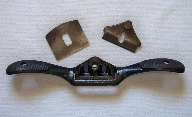 Vintage STANLEY No.51 Carpenters Spokeshave Drawknife Wood Working Plane Tool 3