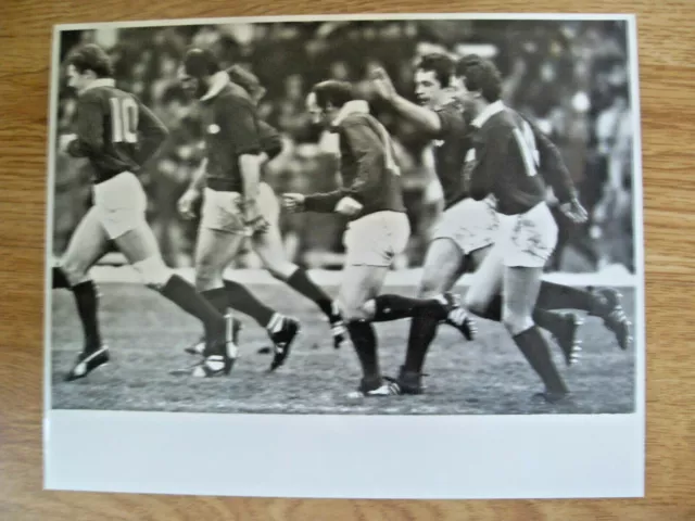 Scotland v Australia 1981 Original Rugby Press Photograph