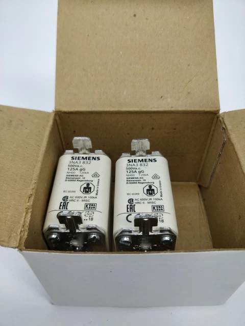 SIEMENS 3NA3832 LV Hrc Fuse - Articulation 500V 2pcs