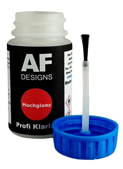 TRISTARcolor Lackstift RAL 9007 Graualuminium Metallic + Klarlack - Je 50 Ml