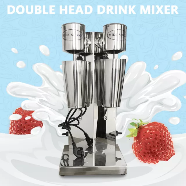 110V Commercial Electric Milkshake Maker Drink Mixer Milk Shake Machine Smoothie