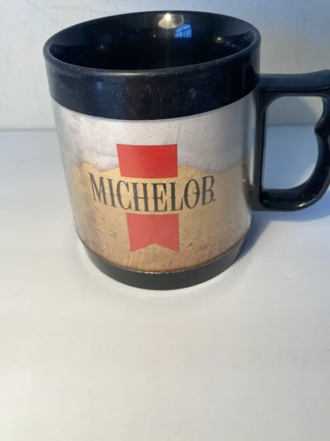 Vintage Thermo-Serv Plastic Insulated Michelob Beer Mug Stein Cup