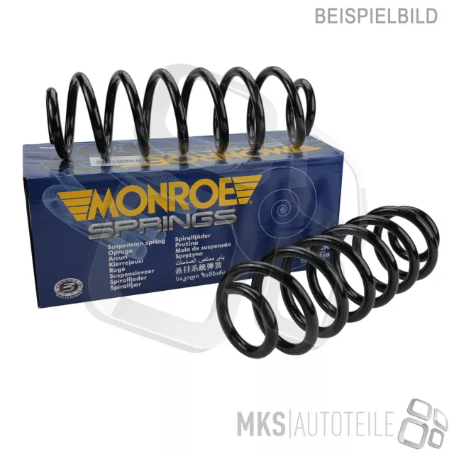 2 x MONROE FAHRWERKSFEDER SPIRALFEDER SET VORNE PEUGEOT 3858223