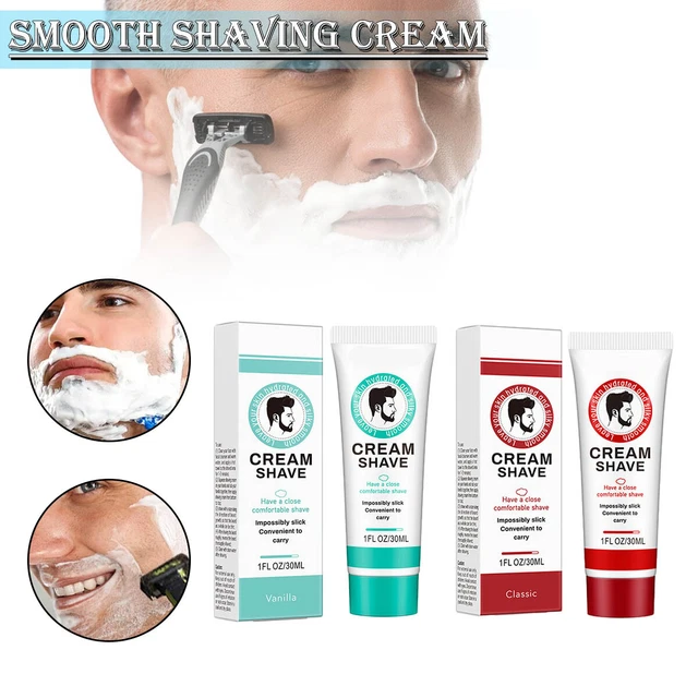 30ml Shave Cream Gentle Smooth Beard Shaving Cream for Men D