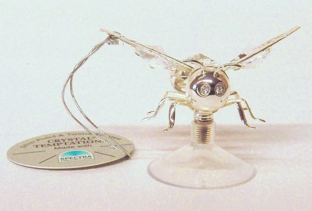 3261-scsl Hummel Bumble-Bee Cristal de Swarovski 24 Quilates Plata Plateado