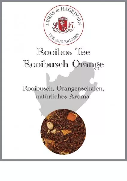 Rooibos Tee   Rooibusch Orange 1kg