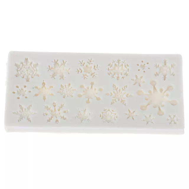 Christmas Snowflake Silicone Fondant Mold Cake Decorating Handmade Tools toFRFR_