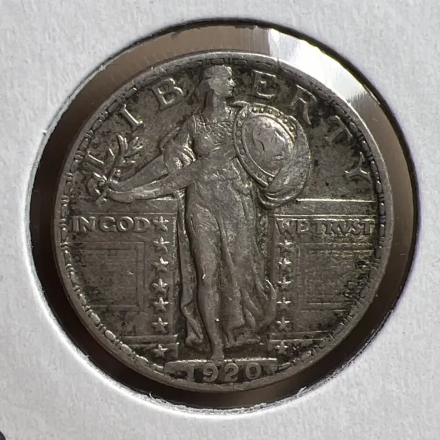 United States USA 1920bStanding Liberty Quarter Dollar