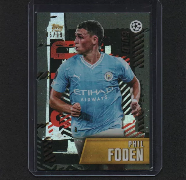 2023-24 Topps Gold Ucl Phil Foden Manchester City Premier League /99