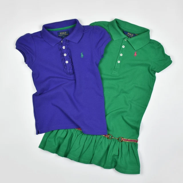 POLO Ralph Lauren Age 5 Years Set Kids Girls Polo Shirt Polo Dress Top T-Shirt