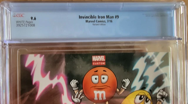 INVINCIBLE IRON MAN #9-1st Full RIRI WILLIAMS/IRONHEART- TORCOTTE VAR CGC 9.6 WP 3