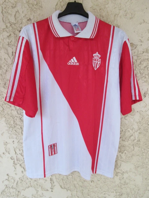 Maillot A.S MONACO 2001 KAPPA Marco SIMONE n°11 vintage maglia football shirt XL