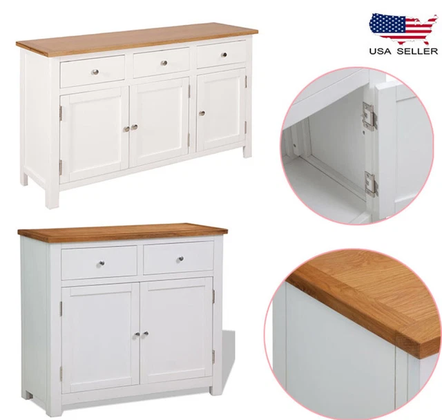 Kitchen Storage Cabinet Buffet Server Table Sideboard Dining Room Wood
