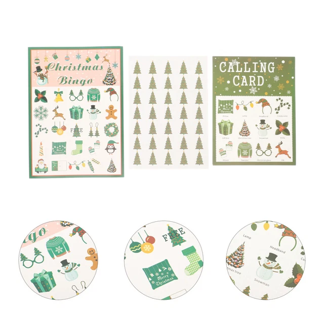 Decoración de Fiesta Pensamiento Juguete Pensamiento Para Niños Bingo Tarjetas Cuadrado Papel