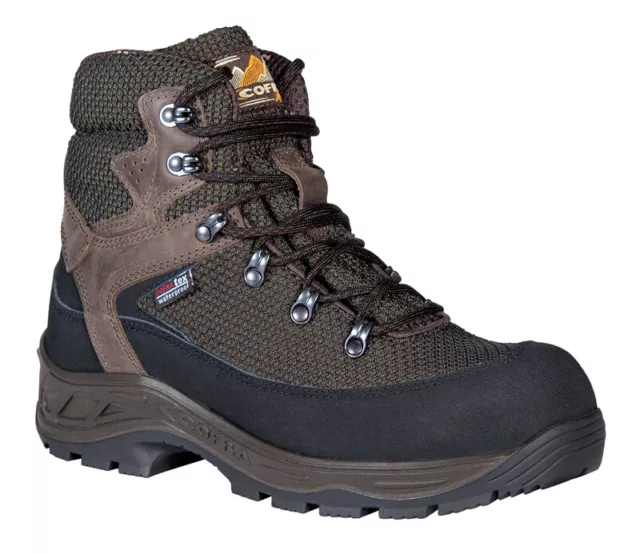 Scarpe Scarponi Caccia Trekking Impermeabili Cofra Seaford Brown Scarponcini