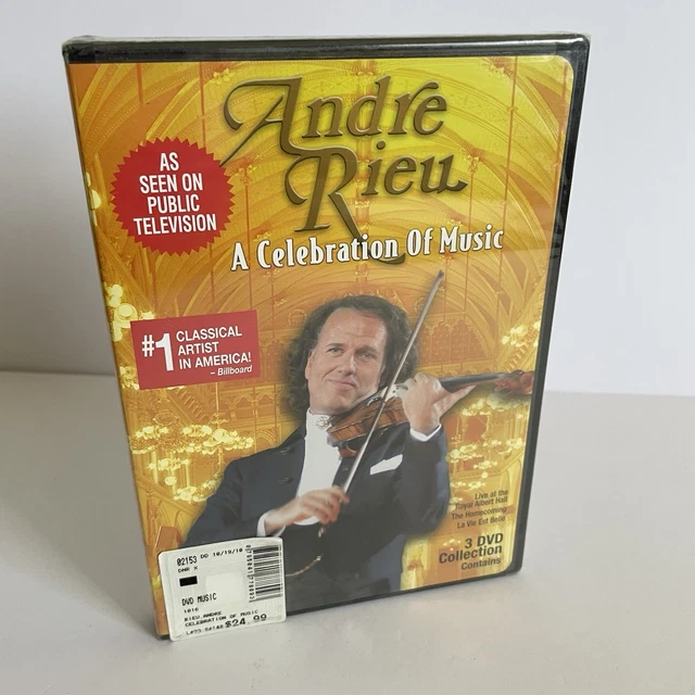 ANDRÉ RIEU A Celebration Of Music 3 DVD Collection - NEW & SEALED 2010 ...