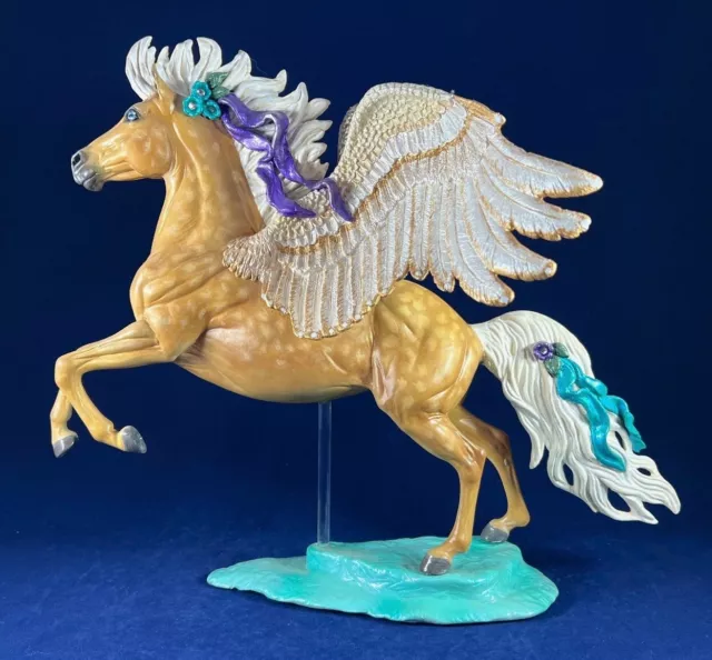 Customized Breyer model horse, Custom Pegasus, Golden Palomino