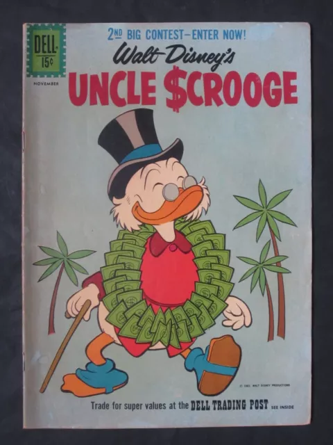 Uncle Scrooge (1953 series) #35 Dell 1961 Carl Barks VG/VG+