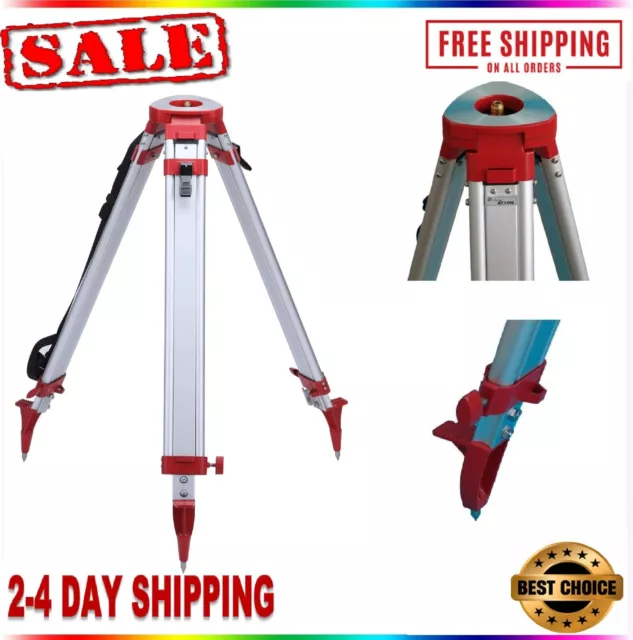 Universal Survey Tripod – Aluminum Laser Level Tripod – Transit Level Tripod