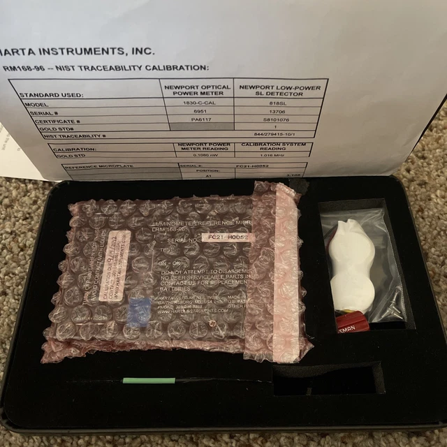 HARTA INSTRUMENTS LRM 16896 Luminometer Reference Microplate 375.00