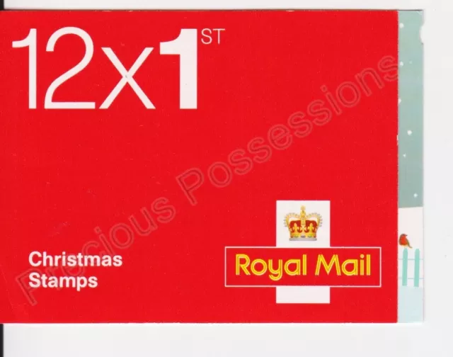 Gb Sg Lx48 Booklet 2014 12 X 1St Class Christmas Stamps Posting Cards S/A