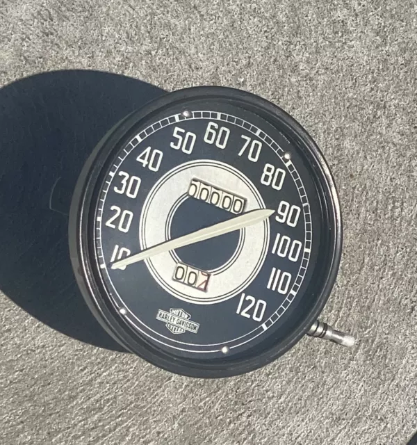 Original 42 To 46 Knucklehead Flathead Speedometer Restored