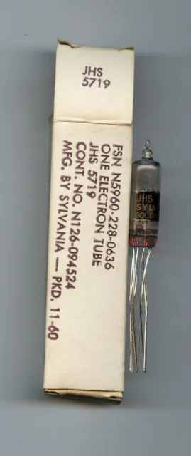 5719 - Sylvania -  Triode Miniature   ( Electronic Tube  )
