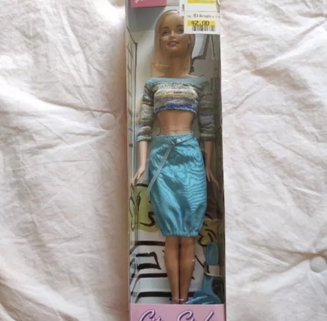 City Style Barbie 2003 Rare Blue Skirt NIB