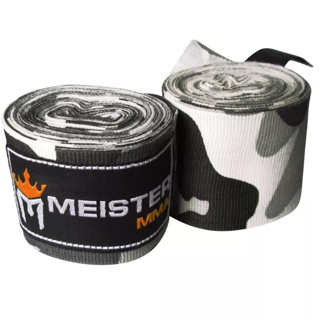 MEISTER 180" SEMI-ELASTIC HAND WRAPS - PAIRS MMA Boxing Mexican Lot ALL COLORS