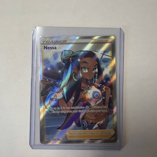 POKEMON NESSA FULL Art Trainer Nessa 183/185 Pack Pulled Near Mint Vivid  Voltage 24.99 - PicClick UK