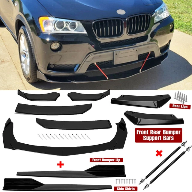 For BMW Front Rear Bumper Lip Spoiler Splitter Body Kit Side Skirt/
