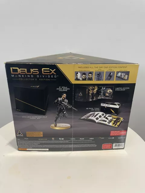 Deus Ex Mankind Divided Collectors Edition Xbox One - VGC 2