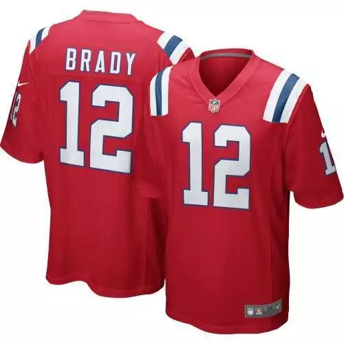 Maglietta da football americano Nike NFL New England Patriots brady 12 XL 479423 657