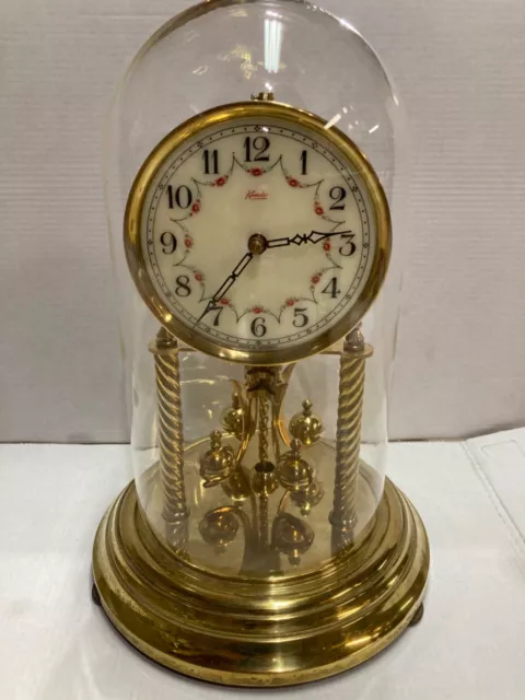 Unique Fred J. Koch/Kundo 400-Day/Anniversary Torsional Pendulum Clock