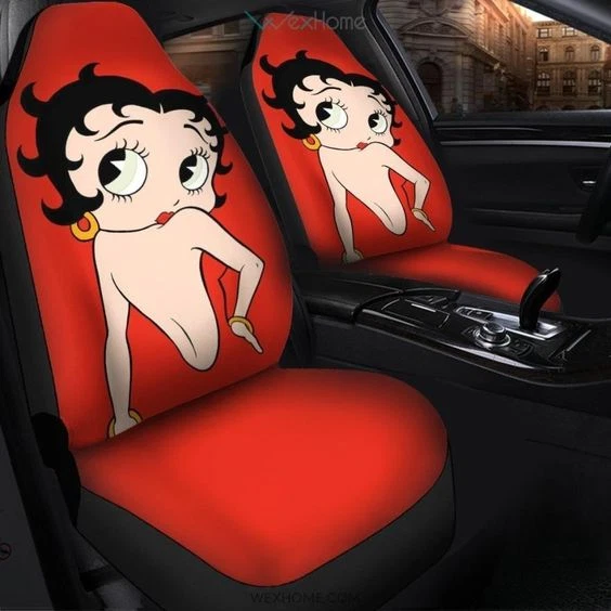 Cute Betty Boop Car Seat Covers (set of 2)
