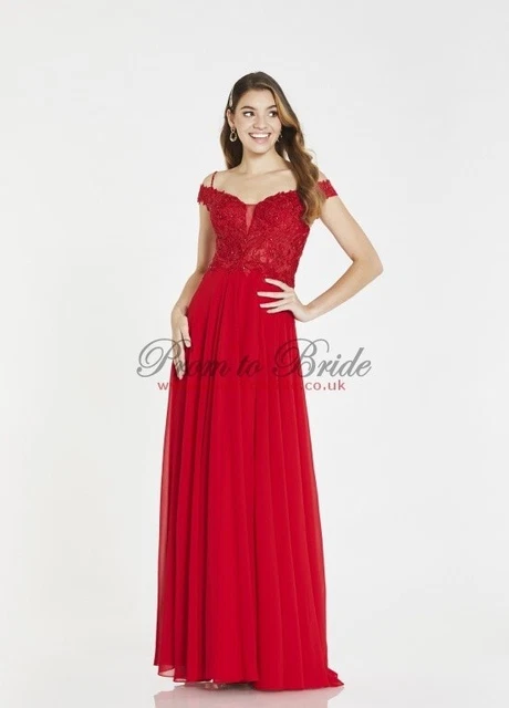 Tiffany aloria Red size 18 evening Dress long prom dress BNWT