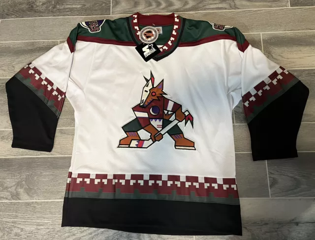 Authentic NHL Starter Kachina Phoenix Coyotes Jersey Center Ice Hockey Sewn Youth (S/M) — Radicalthrifts