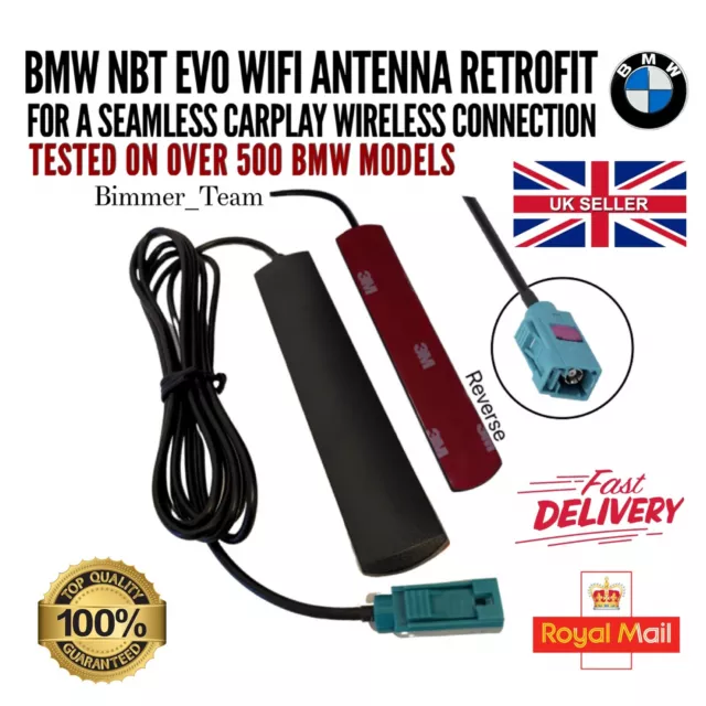 For BMW Fakara Wifi Antenna For BMW NBT EVO Wireless Apple CarPlay Idrive 5/6