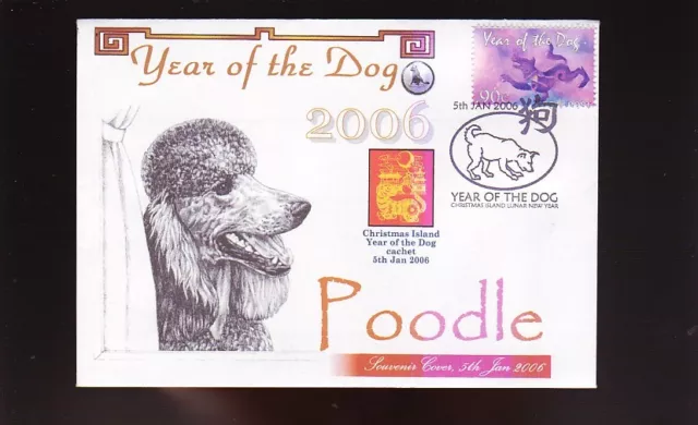Poodle Year Of The Dog 2006 Souvenir Cover 3