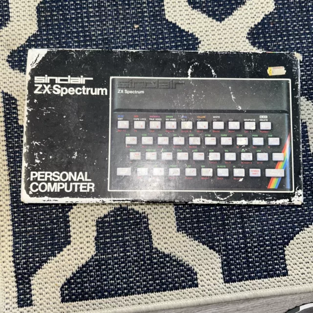 ZX Spectrum 48k Computer Original Box Power Pack &Keyboard  VGC